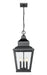 Outdoor Chain Mount Ceiling Fixture Z-Lite 5029CHB-BK Sand Black Raphael 3 Light Outdoor Chain Mount Ceiling Fixture Z-Lite