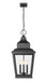 Outdoor Chain Mount Ceiling Fixture Z-Lite 5029CHXL-BK Sand Black Raphael 4 Light Outdoor Chain Mount Ceiling Fixture Z-Lite