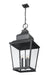 Outdoor Chain Mount Ceiling Fixture Z-Lite 5029CHXXL-BK Sand Black Raphael 5 Light Outdoor Chain Mount Ceiling Fixture Z-Lite