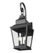 Outdoor Wall Light Z-Lite 5029M-BK Sand Black Raphael 2 Light Outdoor Wall Light Z-Lite
