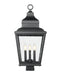 Outdoor Post Mount Fixture Z-Lite 5029PHBS-BK Sand Black Raphael 3 Light Outdoor Post Mount Fixture Z-Lite