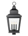 Outdoor Post Mount Fixture Z-Lite 5029PHXLS-BK Sand Black Raphael 4 Light Outdoor Post Mount Fixture Z-Lite