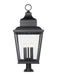 Outdoor Pier Mounted Fixture Z-Lite 5029PHXXLR-533PM-BK Sand Black Raphael 5 Light Outdoor Pier Mounted Fixture Z-Lite