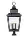 Outdoor Pier Mounted Fixture Z-Lite 5029PHXXLR-533PM-BK Sand Black Raphael 5 Light Outdoor Pier Mounted Fixture Z-Lite