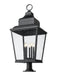 Outdoor Pier Mounted Fixture Z-Lite 5029PHXXLR-533PM-BK Sand Black Raphael 5 Light Outdoor Pier Mounted Fixture Z-Lite