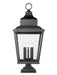 Outdoor Pier Mounted Fixture Z-Lite 5029PHXXLS-LSQPM-BK Sand Black Raphael 5 Light Outdoor Pier Mounted Fixture Z-Lite