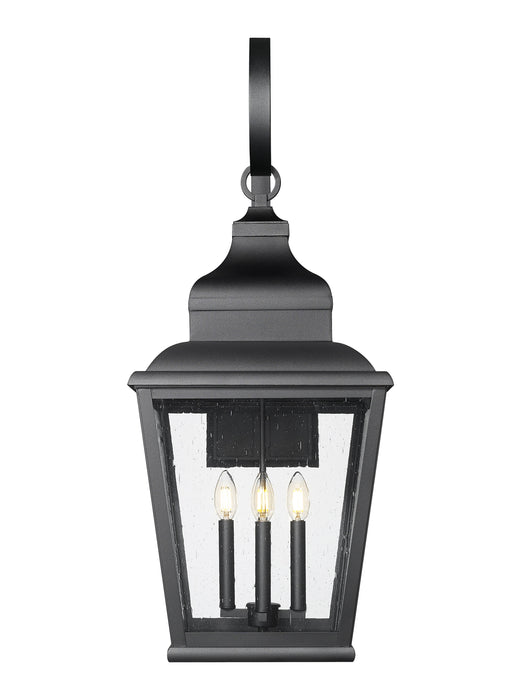 Outdoor Wall Light Z-Lite 5029XL-BK Sand Black Raphael 4 Light Outdoor Wall Light Z-Lite