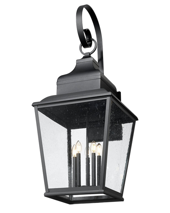 Outdoor Wall Light Z-Lite 5029XXL-BK Sand Black Raphael 5 Light Outdoor Wall Light Z-Lite