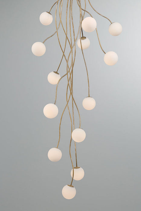 Eurofase 50256-020 Athena 28" Antique Gold LED Chandelier