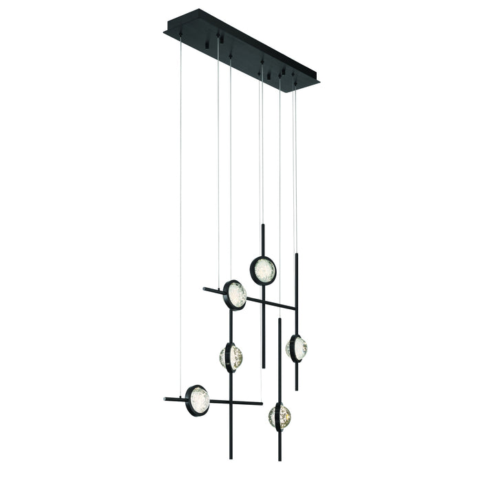 Eurofase 47255-029 Barletta 32" Anodized Black LED Chandelier