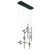 Eurofase 47255-029 Barletta 32" Anodized Black LED Chandelier