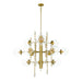 Eurofase 47223-011 Traiton 48" Gold Chandelier