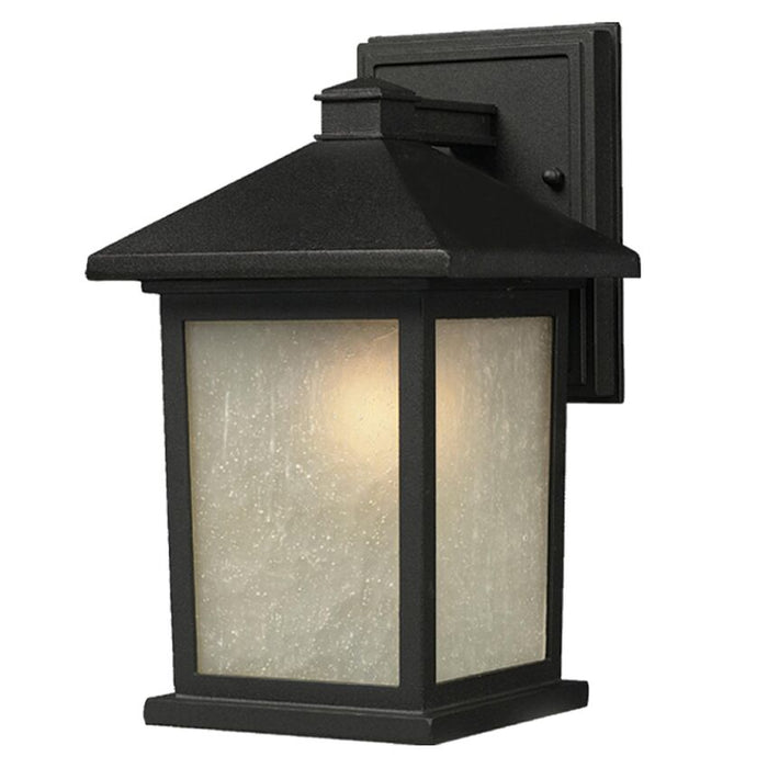 Outdoor Wall Light Z-Lite 507B-BK Black Holbrook 1 Light Outdoor Wall Light Z-Lite