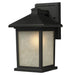Outdoor Wall Light Z-Lite 507B-BK Black Holbrook 1 Light Outdoor Wall Light Z-Lite