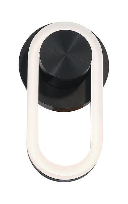 Eurofase 49259-018 Swing 10" Matte Black LED Outdoor Wall Light