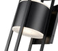 Outdoor Wall Light Z-Lite 517B-BK-LED Black Luca 2 Light Outdoor Wall Light Z-Lite