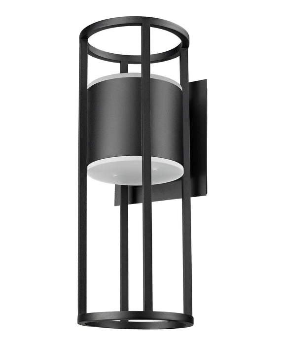 Outdoor Wall Light Z-Lite 517B-BK-LED Black Luca 2 Light Outdoor Wall Light Z-Lite