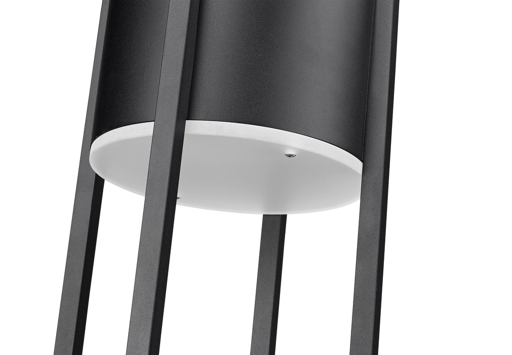 Outdoor Chain Mount Ceiling Fixture Z-Lite 517CHB-BK-LED Black Luca 1 Light Outdoor Chain Mount Ceiling Fixture Z-Lite