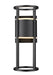 Outdoor Wall Light Z-Lite 517M-BK-LED Black Luca 2 Light Outdoor Wall Light Z-Lite