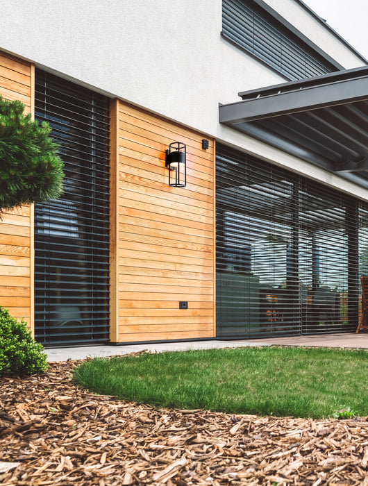 Outdoor Wall Light Z-Lite 517M-BK-LED Black Luca 2 Light Outdoor Wall Light Z-Lite