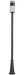 Outdoor Post Mounted Fixture Z-Lite 517PHM-519P-BK-LED Black Luca 1 Light Outdoor Post Mounted Fixture Z-Lite