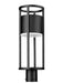 Outdoor Post Mount Fixture Z-Lite 517PHM-BK-LED Black Luca 1 Light Outdoor Post Mount Fixture Z-Lite