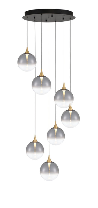 Eurofase 48928-021 Iissa 21" Gold LED Chandelier