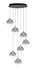 Eurofase 48928-021 Iissa 21" Gold LED Chandelier