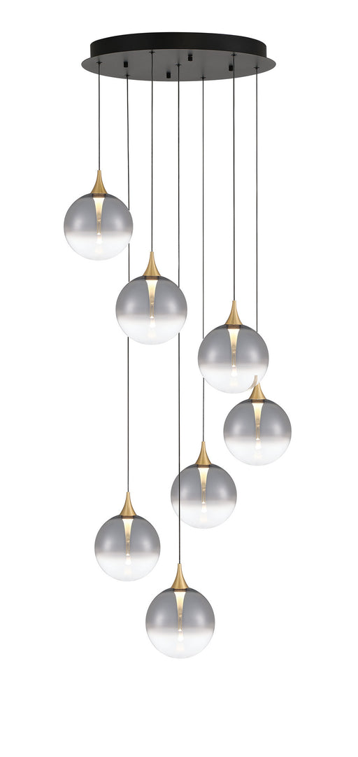 Eurofase 48928-021 Iissa 21" Gold LED Chandelier