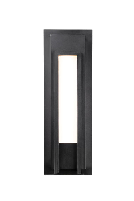 Outdoor Wall Light Z-Lite 520B-BK-LED Black Keaton 1 Light Outdoor Wall Light Z-Lite