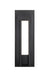 Outdoor Wall Light Z-Lite 520M-BK-LED Black Keaton 1 Light Outdoor Wall Light Z-Lite