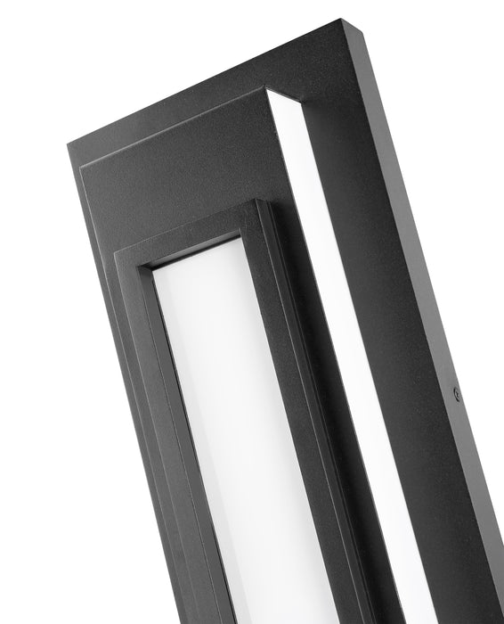 Outdoor Wall Light Z-Lite 520M-BK-LED Black Keaton 1 Light Outdoor Wall Light Z-Lite
