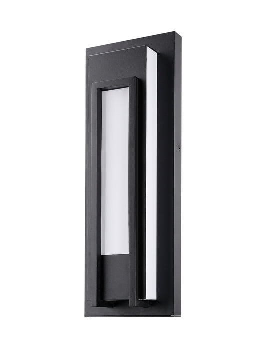 Outdoor Wall Light Z-Lite 520M-BK-LED Black Keaton 1 Light Outdoor Wall Light Z-Lite