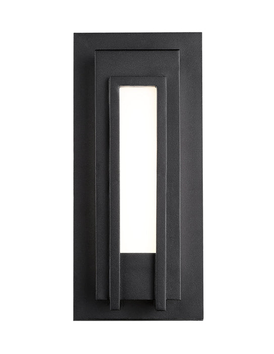 Outdoor Wall Light Z-Lite 520S-BK-LED Black Keaton 1 Light Outdoor Wall Light Z-Lite