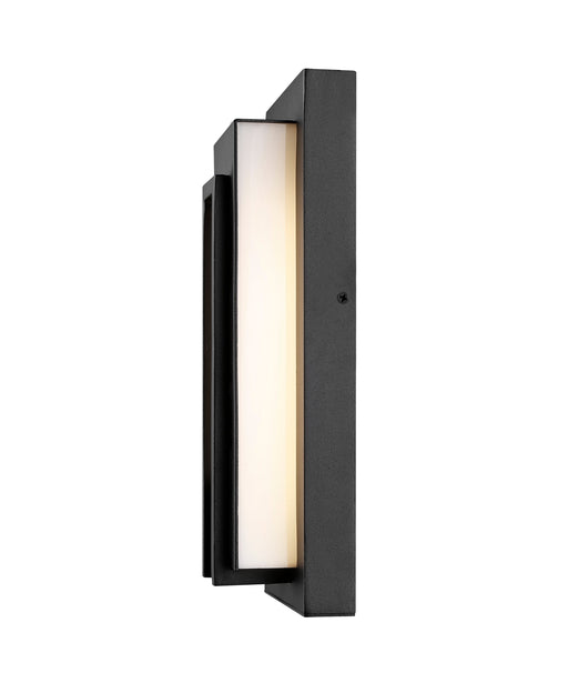 Outdoor Wall Light Z-Lite 520S-BK-LED Black Keaton 1 Light Outdoor Wall Light Z-Lite
