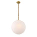 Minka-Lavery® Marbelle 15.75" 1-Light Pendant 5213-732 LightStoreUSA