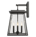 Outdoor Wall Light Z-Lite 521B-BK Black Broughton 4 Light Outdoor Wall Light Z-Lite