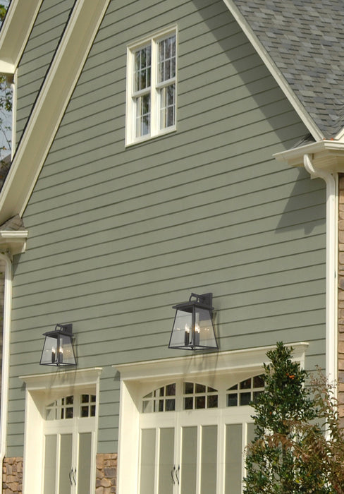 Outdoor Wall Light Z-Lite 521B-BK Black Broughton 4 Light Outdoor Wall Light Z-Lite