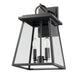 Outdoor Wall Light Z-Lite 521M-BK Black Broughton 2 Light Outdoor Wall Light Z-Lite