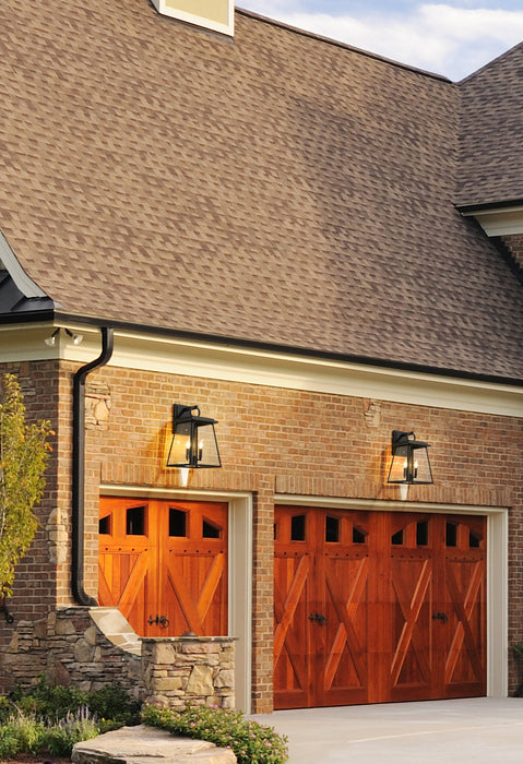 Outdoor Wall Light Z-Lite 521M-BK Black Broughton 2 Light Outdoor Wall Light Z-Lite