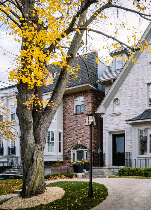 Outdoor Post Mounted Fixture Z-Lite 521PHBR-519P-BK Black Broughton 4 Light Outdoor Post Mounted Fixture Z-Lite