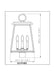 Outdoor Post Mount Fixture Z-Lite 521PHBR-BK Black Broughton 4 Light Outdoor Post Mount Fixture Z-Lite