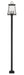 Outdoor Post Mounted Fixture Z-Lite 521PHBS-536P-BK Black Broughton 4 Light Outdoor Post Mounted Fixture Z-Lite