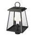 Outdoor Post Mount Fixture Z-Lite 521PHMR-BK Black Broughton 2 Light Outdoor Post Mount Fixture Z-Lite