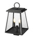 Outdoor Post Mount Fixture Z-Lite 521PHMS-BK Black Broughton 2 Light Outdoor Post Mount Fixture Z-Lite