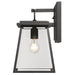Outdoor Wall Light Z-Lite 521S-BK Black Broughton 1 Light Outdoor Wall Light Z-Lite