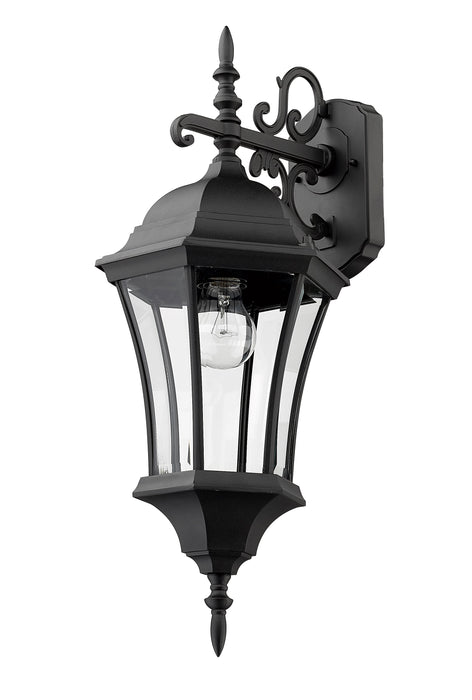 Outdoor Wall Light Z-Lite 522M-BK Black Wakefield 1 Light Outdoor Wall Light Z-Lite