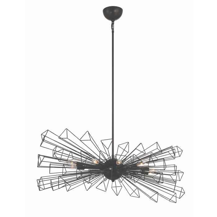 Eurofase 46761-019 Dendelio 45" Matte Black Chandelier