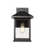 Outdoor Wall Light Z-Lite 531B-BK Black Portland 1 Light Outdoor Wall Light Z-Lite
