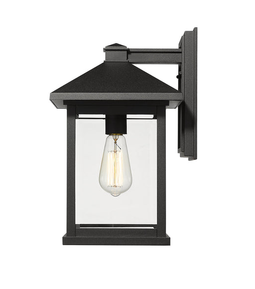 Outdoor Wall Light Z-Lite 531B-BK Black Portland 1 Light Outdoor Wall Light Z-Lite